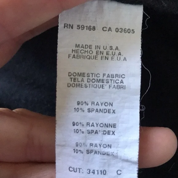 Karen Kane, black mini dress with long sleeves - Picture 7 of 7